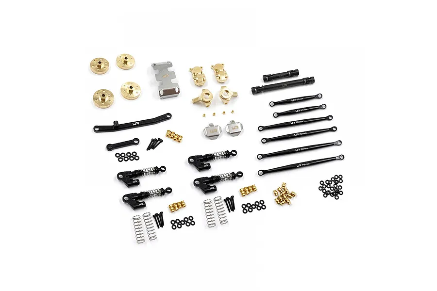 Yeah Racing Axial SCX24 Jeep JT Gladiator Full Metal Upgrade Parts Set image 70367