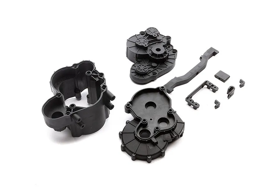 Axial SCX6 2-Speed Transmission Case &amp;amp; Brace Set image 70394