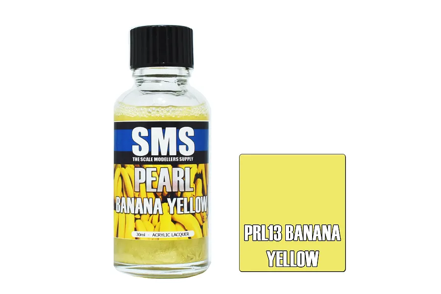 Scale Modellers Supply SMS Pearl Banana Yellow 30ml image 70428