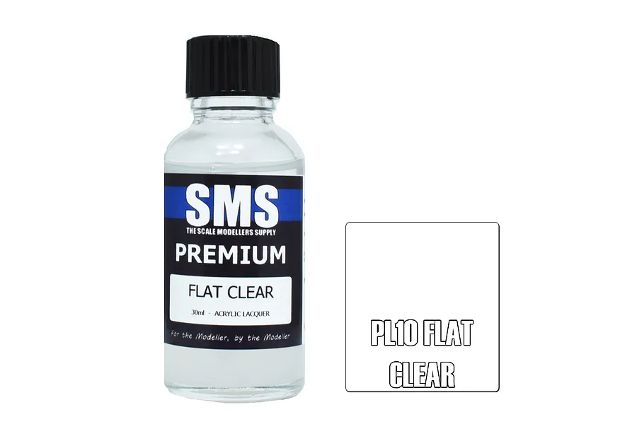 Scale Modellers Supply SMS Premium Flat Clear 30ml image 70472