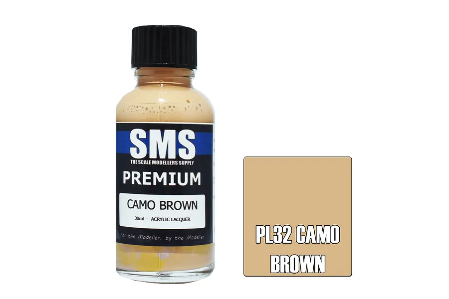 Scale Modellers Supply SMS Premium Camo Brown 30ml image 70494