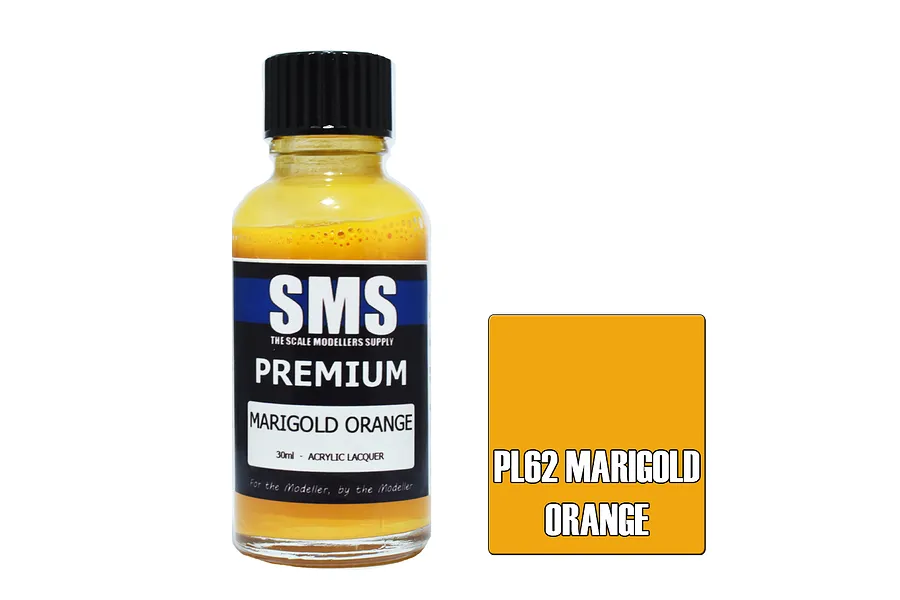 Scale Modellers Supply SMS Premium Marigold Orange 30ml image 70524