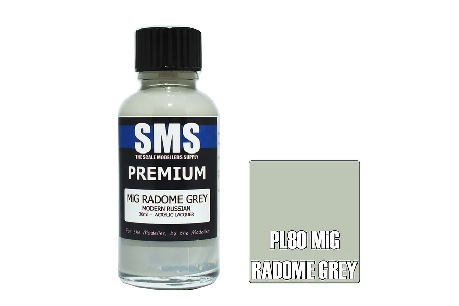 Scale Modellers Supply SMS Premium Mig Radome Grey 30ml image 70542