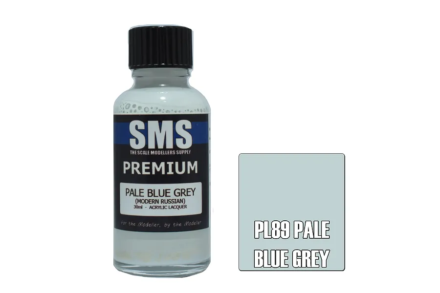 Scale Modellers Supply SMS Premium Pale Blue Grey 30ml image 70551