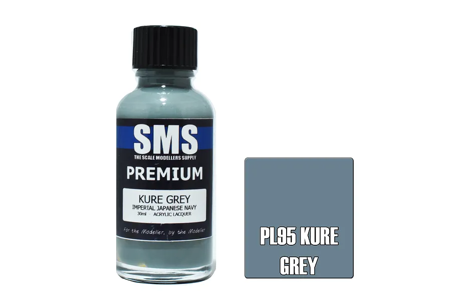 Scale Modellers Supply SMS Premium Kure Grey (Ijn) 30ml image 70557