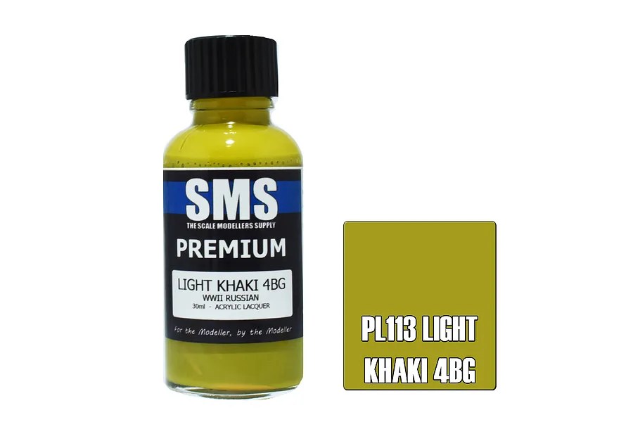 Scale Modellers Supply SMS Premium Light Khaki 4Bg 30ml image 70575