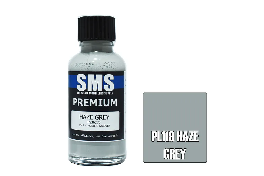 Scale Modellers Supply SMS Premium Haze Grey 30ml image 70581