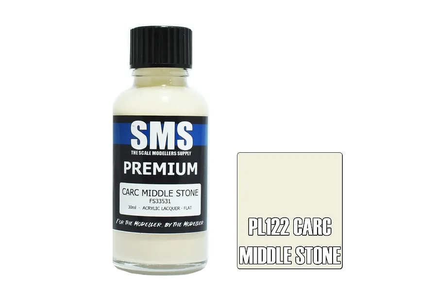 Scale Modellers Supply SMS Premium Carc Middle Stone 30ml image 70584