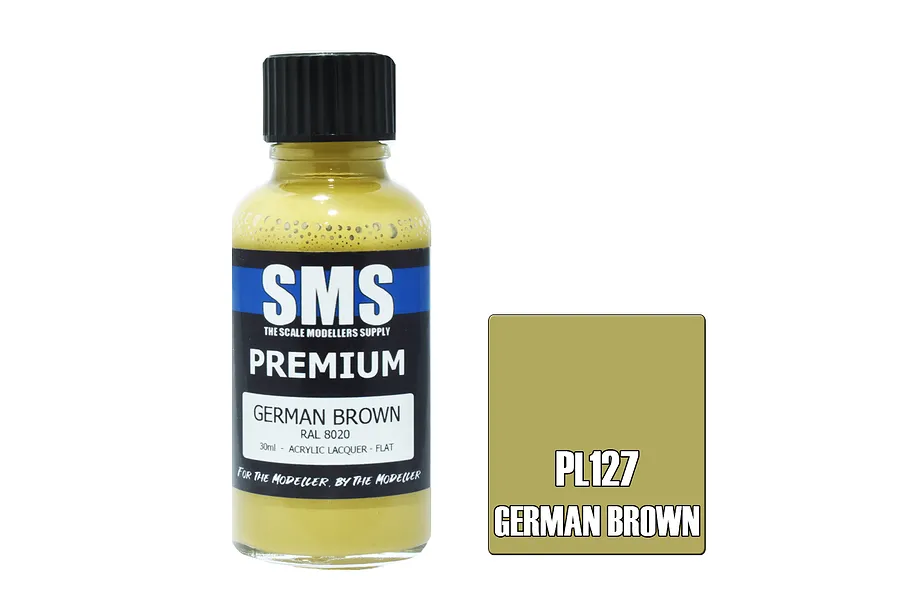 Scale Modellers Supply SMS Premium German Brown 30ml image 70589
