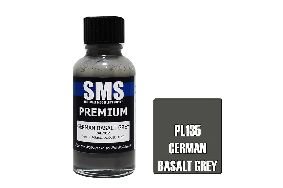 Scale Modellers Supply SMS Premium German Basalt Grey 30ml image 70597