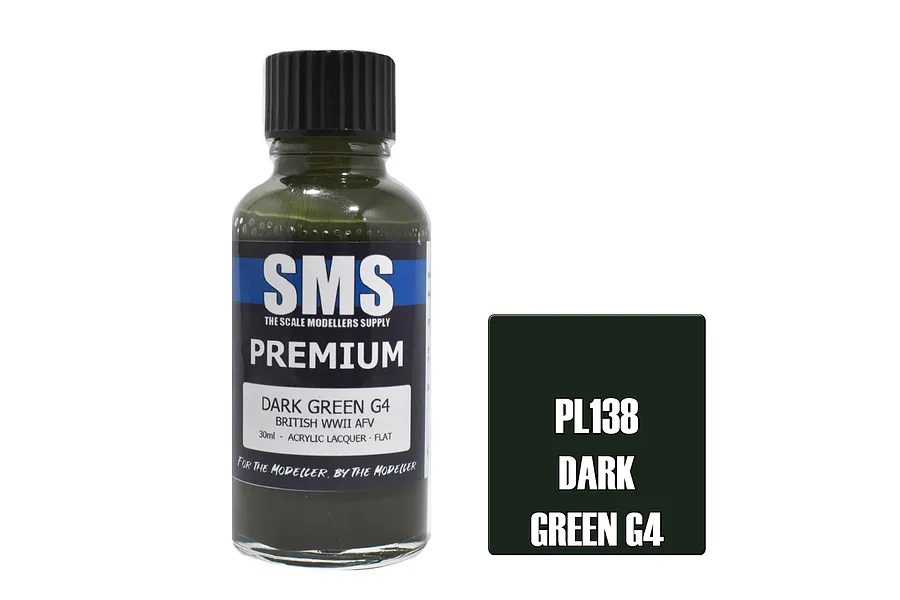 Scale Modellers Supply SMS Premium Dark Green G4 30ml image 70600