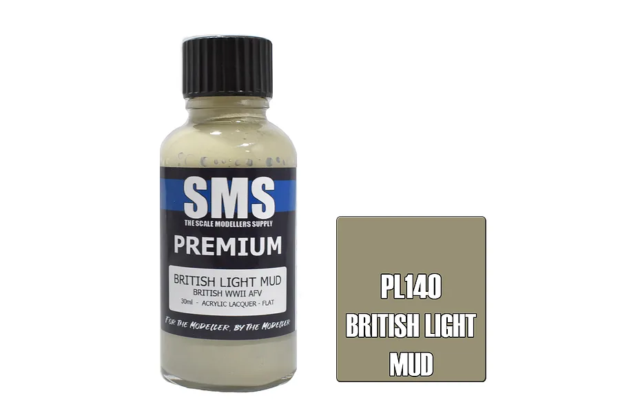 Scale Modellers Supply SMS Premium British Light Mud 30ml image 70602