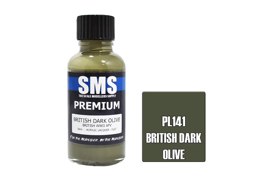 Scale Modellers Supply SMS Premium British Dark Olive 30ml image 70603