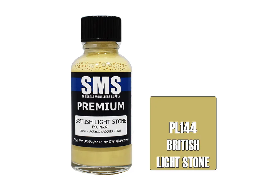Scale Modellers Supply SMS Premium British Light Stone 30ml image 70606