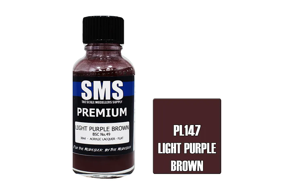 Scale Modellers Supply SMS Premium Light Purple Brown 30ml image 70609
