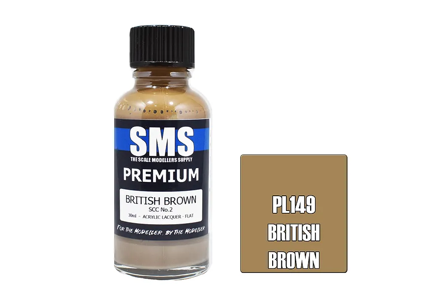 Scale Modellers Supply SMS Premium British Brown Scc No.2 30ml image 70611
