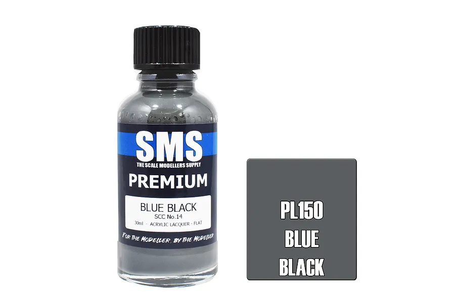 Scale Modellers Supply SMS Premium Blue Black Scc No.14 30ml image 70612