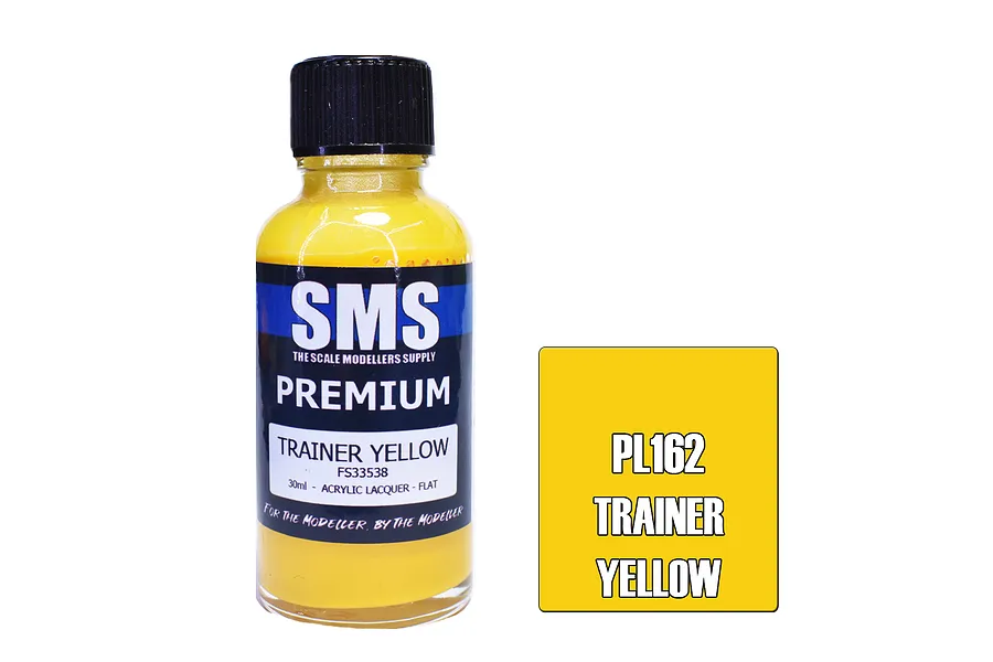 Scale Modellers Supply SMS Premium Trainer Yellow 30ml image 70624