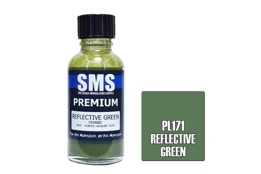 Scale Modellers Supply SMS Premium Reflective Green 30ml image 70633