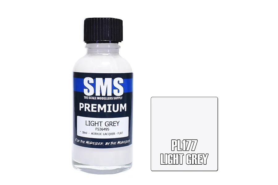 Scale Modellers Supply SMS Premium Light Grey 30ml image 70639