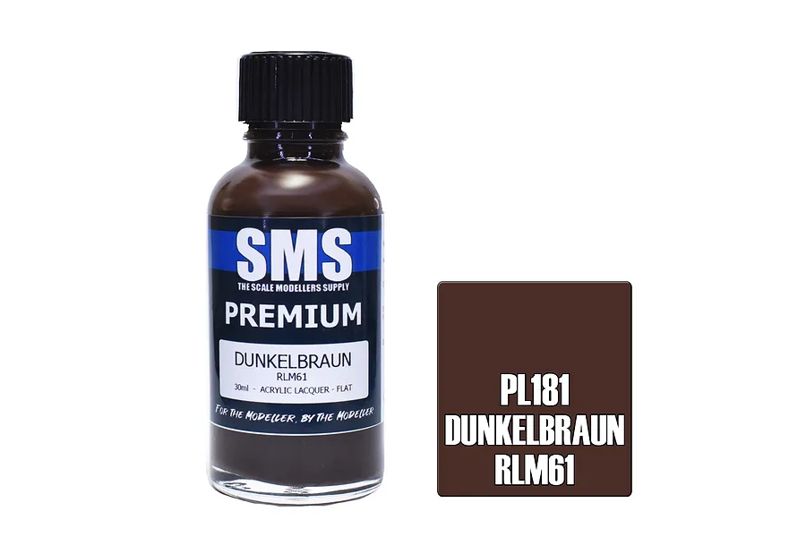 Scale Modellers Supply SMS Premium Dunkelbraun Rlm61 30ml image 70643