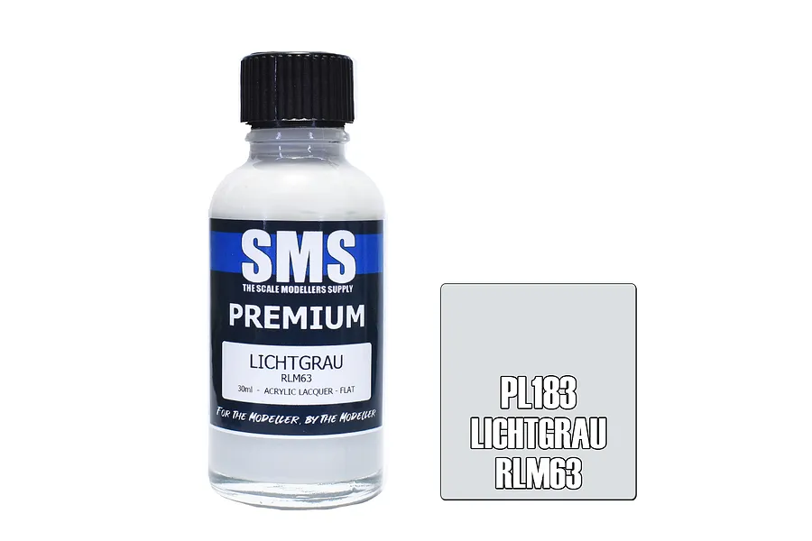 Scale Modellers Supply SMS Premium Lichtgrau Rlm63 30ml image 70645