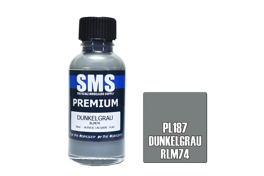 Scale Modellers Supply SMS Premium Dunkelgrau Rlm74 30ml image 70649