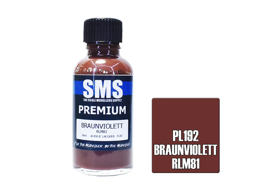 Scale Modellers Supply SMS Premium Braunviolett Rlm81 30ml image 70654