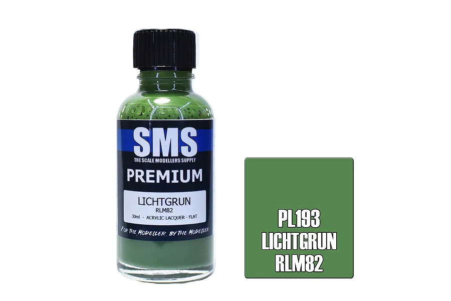 Scale Modellers Supply SMS Premium Lichtgrun Rlm82 30ml image 70655