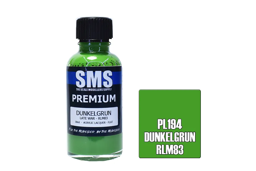 Scale Modellers Supply SMS Premium Dunkelgrun Rlm83 30ml image 70656