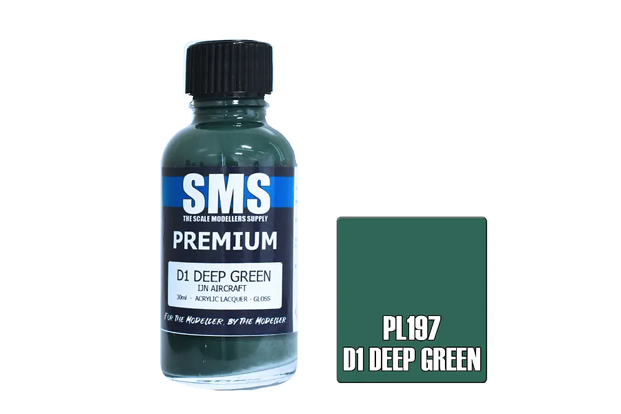 Scale Modellers Supply SMS Premium D1 Deep Green 30ml image 70659