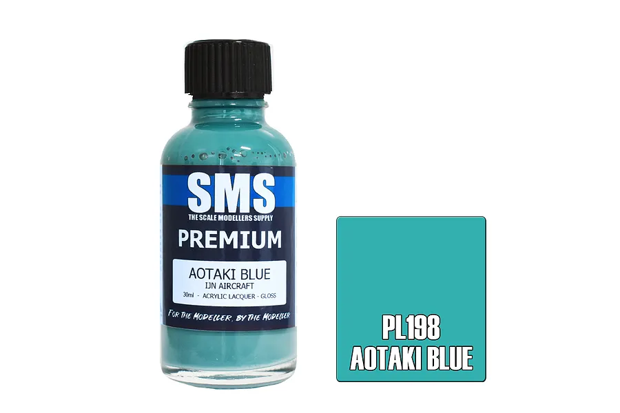 Scale Modellers Supply SMS Premium Aotaki Blue 30ml image 70660