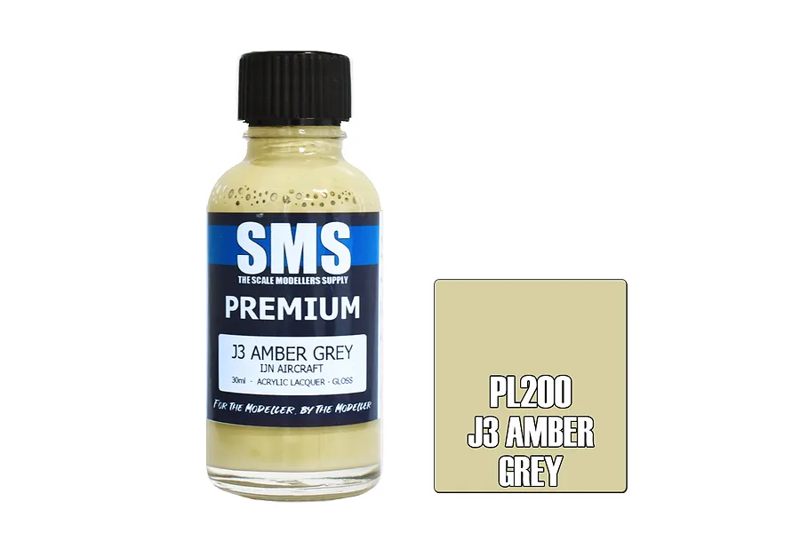 Scale Modellers Supply SMS Premium J3 Amber Grey 30ml image 70662