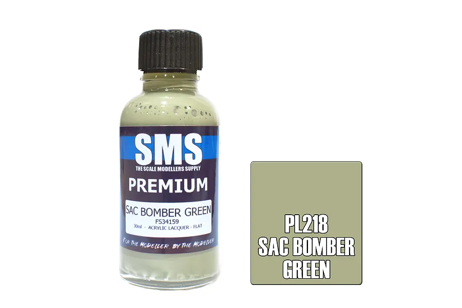 Scale Modellers Supply SMS Premium Sac Bomber Green 30ml image 70680