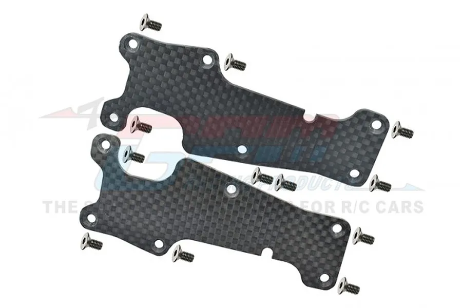 GPM Carbon Fibre Front Suspension Arm Covers 2Pcs image 70697