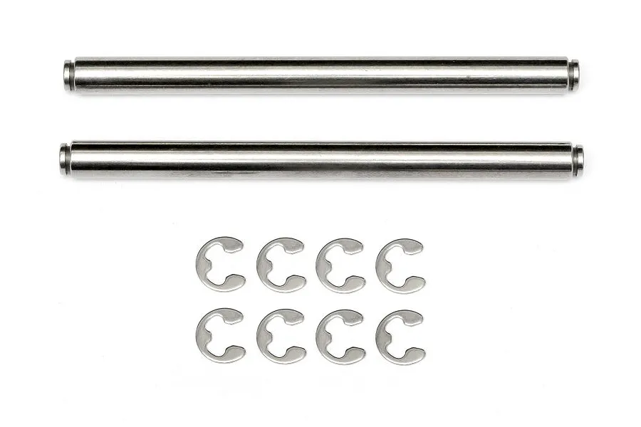 HPI Baja 5B/5SC/5T 6x80mm Suspension Arm Pins 2Pcs /w E-Clips image 7072