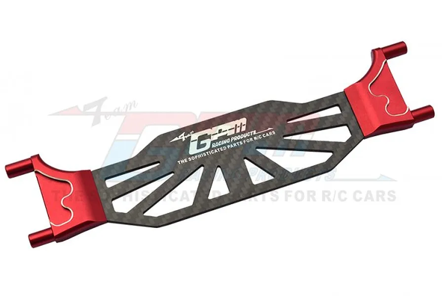 GPM Orange Aluminium &amp;amp; Carbon Fibre Battery Cover image 2