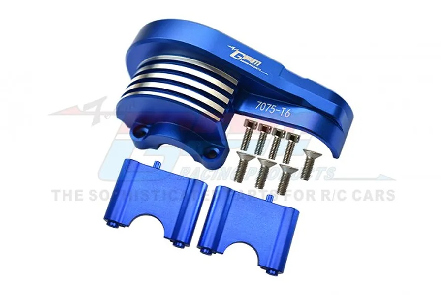 GPM Blue Aluminium Main Gear Cover Set image 1