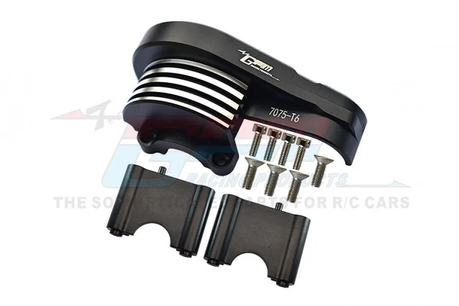 GPM Black Aluminium Main Gear Cover Set image 1