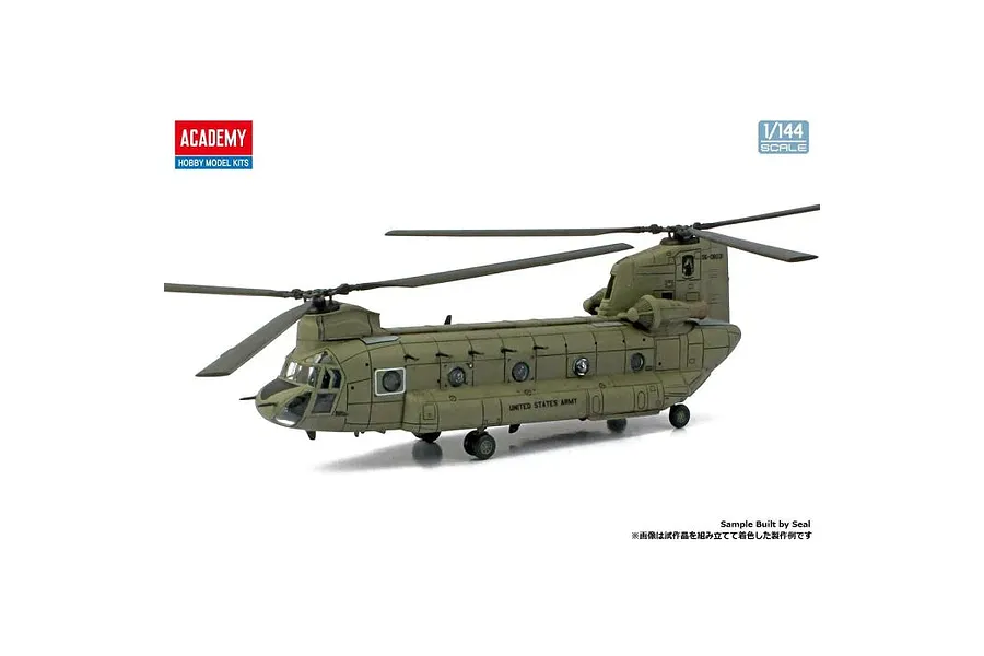 Academy 1/144 CH-47D/F/J/HC.Mk.1 &amp;quot;4 Nations&amp;quot; Chinook Helicopter Scaled Plastic Model Kit image 70758