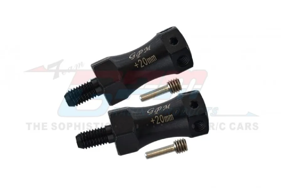 GPM Hardened Steel +20mm Wheel Hex Extenders 2Pcs image 70835