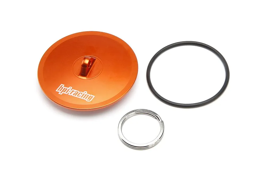 HPI Baja 5B/5SC/5T Orange Aluminium Air Filter Maintenance Cap Set image 7085
