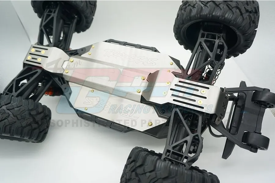 GPM Stainless Steel Maxx Complete Chassis Skid Plate Set (Hollow Version) image 70844