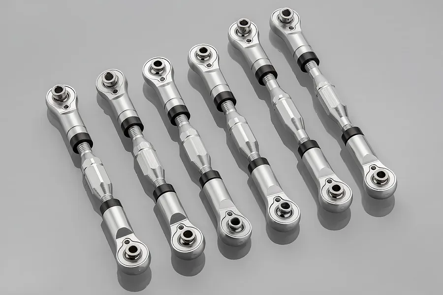 Rovan Silver Aluminium 5IVE-T Tie Rod Set 6Pcs image 70874