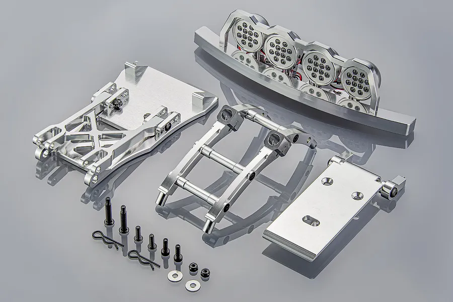 Rovan Silver Aluminium 5IVE-T Collision Avoidance Kit w/ LEDs image 70911