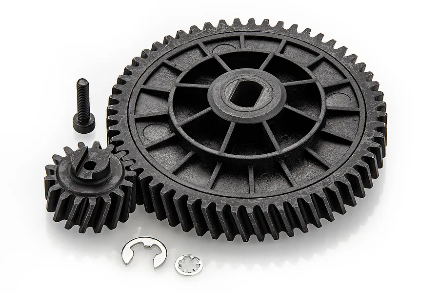 Rovan Hardened Steel 17/57T Helical Spur Gear and Pinion Set image 70988