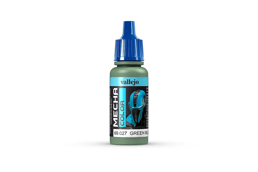Vallejo Mecha Colour Green Blue Acrylic Paint 17ml image 71015