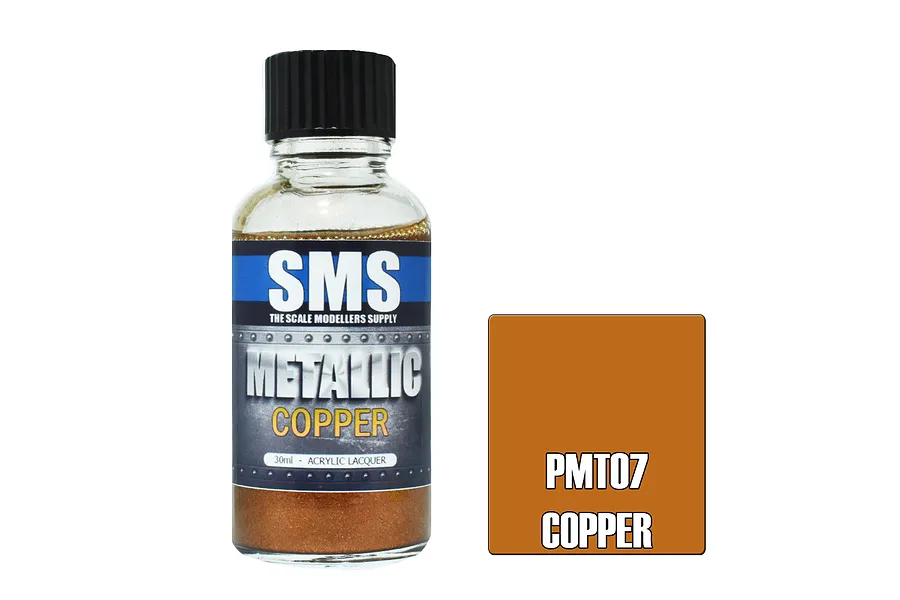 Scale Modellers Supply SMS Metallic Copper 30ml image 71022