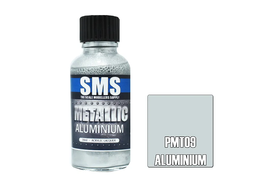 Scale Modellers Supply SMS Metallic Aluminium 30ml image 71024