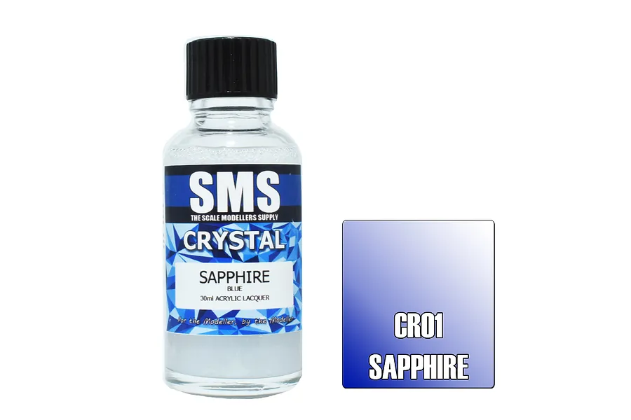 Scale Modellers Supply SMS Crystal Sapphire 30ml image 71031